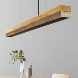 Pendant Lamp - Oak Wood & Walnut Dining Room Gantlights Led - thumbnail 3