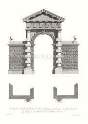 Architectural Drawings. Wall Art Print. Classic Art. Poster Garden Folly Architecture Architect Gift. Building - thumbnail 1