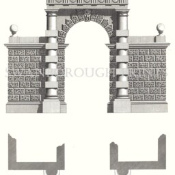 Architectural Drawings. Wall Art Print. Classic Art. Poster Garden Folly Architecture Architect Gift. Building - thumbnail 2