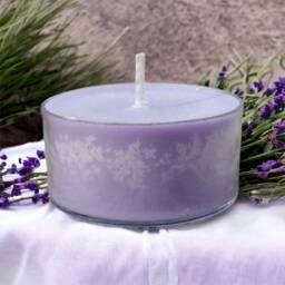 Lavender Scented Candle Soy Tealight Rustic Home Decor - thumbnail 3