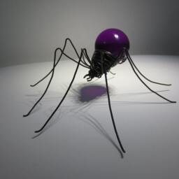 Perfect Purple Spider Wire & Vintage Globe Repurposed Art Made To Oder - thumbnail 4