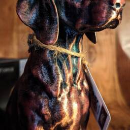 3D Printed Hungarian Vizsla Figurine Dog Memorial Ornament - thumbnail 2
