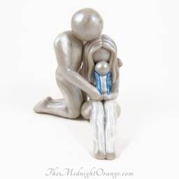 Loss Of A Child Sculpture - Custom Family Remembrance Keepsake By The Midnight Orange Made To Order - thumbnail 2