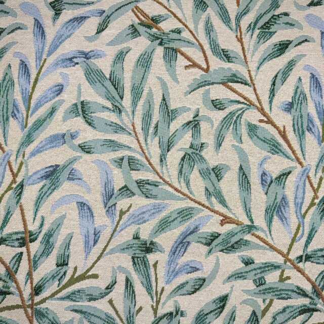 Custom Made William Morris Willow Bough Seaspray Blackout/Lining Curtains 3 - image 1