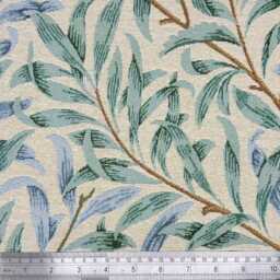 Custom Made William Morris Willow Bough Seaspray Blackout/Lining Curtains 3 - thumbnail 2