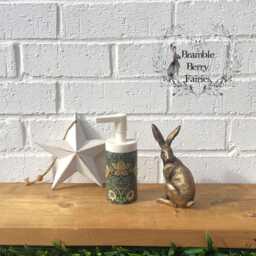 William Morris Strawberry Thief Black Inspired Soap Lotion Dispenser Hand Wash Decoupaged Glass Handmade - thumbnail 2