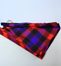 African Maasai Shuka Blanket - Acrylic Plaid Throw, Sarong Wrap