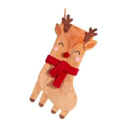 Personalised Sasse & Belle Rudolph Reindeer With Dangly Legs Christmas Stocking, Personalized - thumbnail 2
