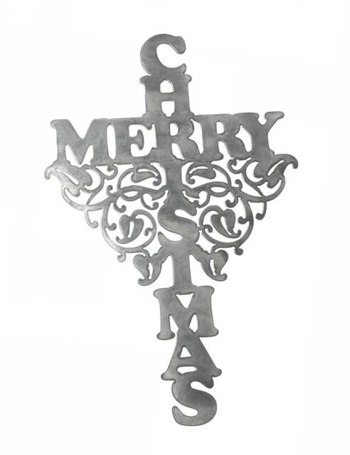 Merry Christmas Wall Art Steel Sign