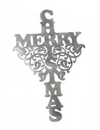 Merry Christmas Wall Art Steel Sign