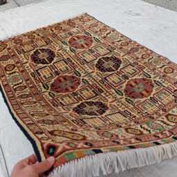 3x5Ft Beljik Gandumi Tribal Wool Rug, Afghan Handmade Oriental Bedroom Carpet - thumbnail 2