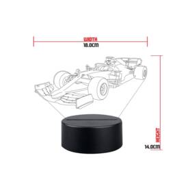 Personalised F1 Car Led Night Light - Sports - thumbnail 2