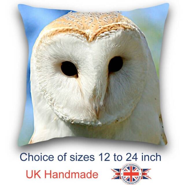 Snow Owl, Owl Cushion, Choice Of Sizes, Handmade - image 1