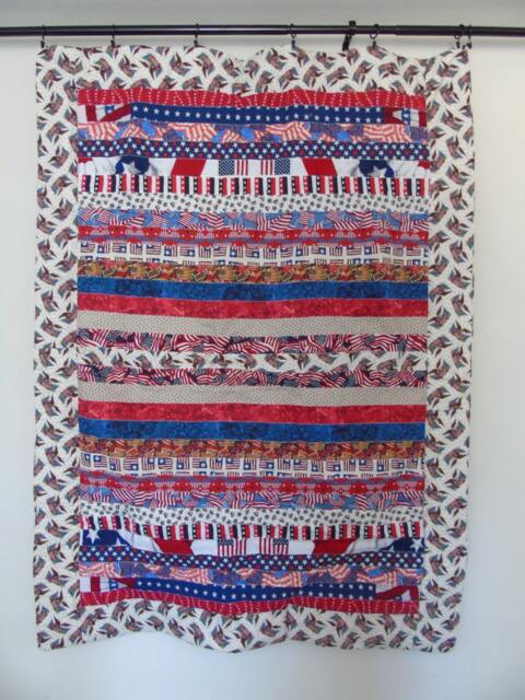 Patriotic Throw Quilt - image 1