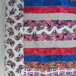 Patriotic Throw Quilt - thumbnail 2
