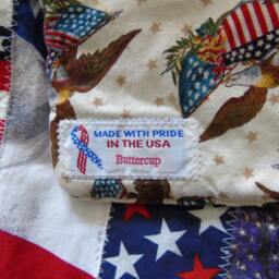 Patriotic Throw Quilt - thumbnail 4