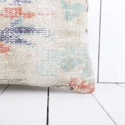 Boho Kilim Lumbar Pillow Cover Vintage Ethnic Throw, 12x20 - thumbnail 2