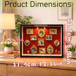 Grandma's Memory Museum Photo Frame, Diy Mini Display Box With Light, Gift For Mom&dad - thumbnail 4