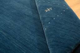 Blue Wool Gabbeh Rug, Hand-Knotted Tribal Soft Pile Adelaide - thumbnail 1
