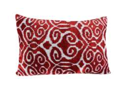 Velvet Ikat Pillow - thumbnail 1