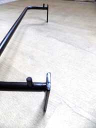 Blackout Curtain Rail, Heavy Duty, Wrought Iron - Forged Steel Handcrafted in UK + Free Fitting Kit