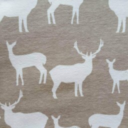 Elk Organic Swaddle Blanket & Newborn Hat Set. Take Home Baby Shower Gift. Photo Prop - thumbnail 4