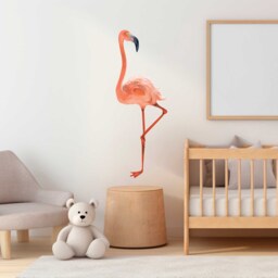 1.6 Meters Large Flamingo Wall Sticker - Tropical Bird Art Decals Thevinylcreations - thumbnail 2