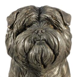 Apfen Pincher, Dog Statue On Marble Base, Limited Edition, Artdog. Made Of Cold Cast Bronze. Perfect Gift. Limited Edition - thumbnail 4