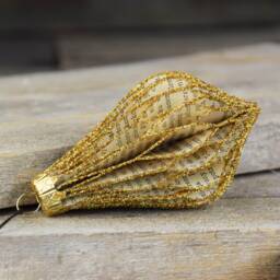 Vintage Book Paper Baubles, Christmas Honeycomb Ornament, Handmade Set Of 5 - thumbnail 3