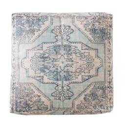 Bohemian Pouf Cover Vintage Persian Ottoman Floor Cushion - thumbnail 1
