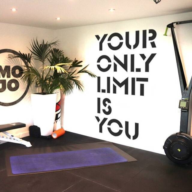 Gym Wall Art Stencil, Your Only Limit Is You, Decor Large Painting