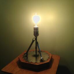 Desk Lamp - Upcycled Tools - thumbnail 4