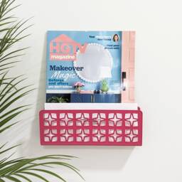 Breeze Block Acrylic Wall Mail Holder - Pattern C - thumbnail 3