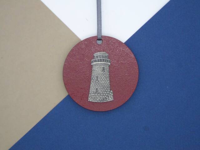 Lighthouse Christmas Decoration - Tree Ornament Handmade Hope Gift Security Friendship Gift - image 1