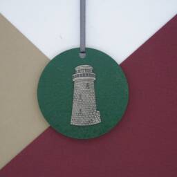 Lighthouse Christmas Decoration - Tree Ornament Handmade Hope Gift Security Friendship Gift - thumbnail 3