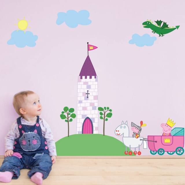 Princess Peppa Pig Wall Stickers Pack, Decal - image 1
