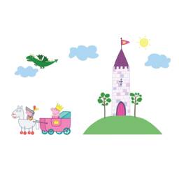 Princess Peppa Pig Wall Stickers Pack, Decal - thumbnail 2