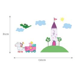 Princess Peppa Pig Wall Stickers Pack, Decal - thumbnail 3