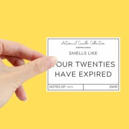 30Th Birthday Candle, Your Twenties Have Expired, Funny Candles, Gift For Women, Present, Ideas, ??? - thumbnail 2
