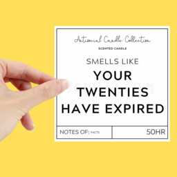30Th Birthday Candle, Your Twenties Have Expired, Funny Candles, Gift For Women, Present, Ideas, ??? - thumbnail 3