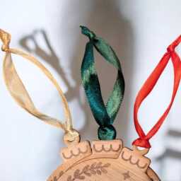Personalised Dinosaur Christmas Bauble - Engravable Wooden Veneer Ornament, Perfect Dino Boy Gift - thumbnail 4