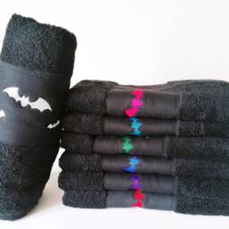 Guest Towel - 30 X 50 cm Swarm Of Bats - thumbnail 2