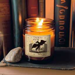 I Had The Time Of My Life Candle, Fighting Dragons With You Long Live Book Themed Candles, Fantasy Eras Tour - thumbnail 4
