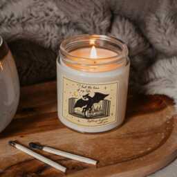 I Had The Time Of My Life Candle, Fighting Dragons With You Long Live Book Themed Candles, Fantasy Eras Tour - thumbnail 3