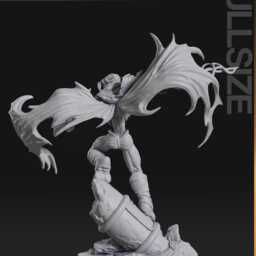 Raziel - Soul Reaver 3D Printed Figure 110 Scale - thumbnail 4