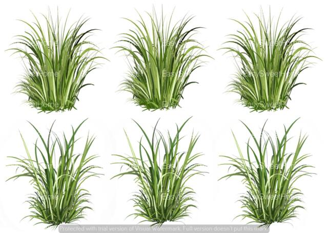 Basic Grass Decals, Sectioned Realistic Wall Art, Hand-Painted Decals For Walls, Tile & Furniture, Home D??cor - image 1