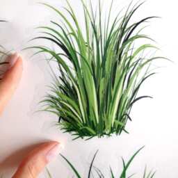 Basic Grass Decals, Sectioned Realistic Wall Art, Hand-Painted Decals For Walls, Tile & Furniture, Home D??cor - thumbnail 3