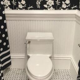 Black Cotton Towel White Polka Dot Trim, August Ave Towels - thumbnail 2