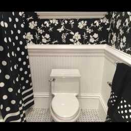Black Cotton Towel White Polka Dot Trim, August Ave Towels - thumbnail 4