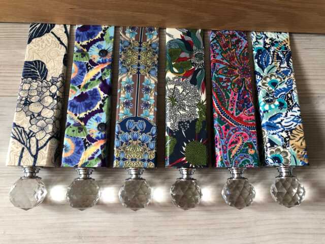 Liberty Print Door Stop Wedge Hardwood With Glass Knob Or Wood - image 1